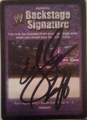 Backstage Signature - Eddie Guerrero